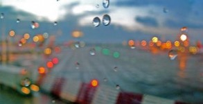 London Heathrow in the rain