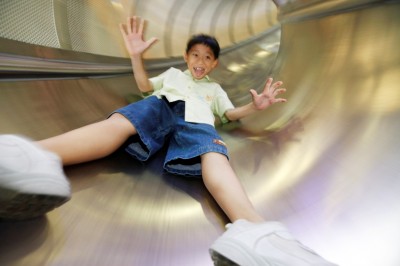 Fun Slide at Singapore's Changi Airport, Terminal 3 Fun Slide at Singapore's Changi Airport, Terminal 3