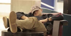Sleeping at the airport - always a good idea?