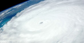 Hurricane Irene, photographed from onboard the International Space station at 19:14:09 GMT on Aug. 24, 20ll. Photo from Wikipedia - some rights reserved