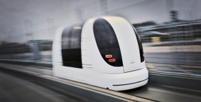 Driverless pod system at London Heathrow LHR