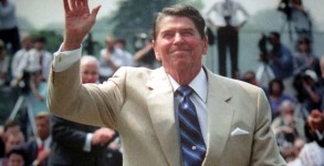 Former U.S. president Ronald Reagan