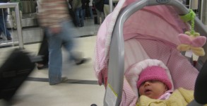 Travelling with babies through airports can be a stressful experience